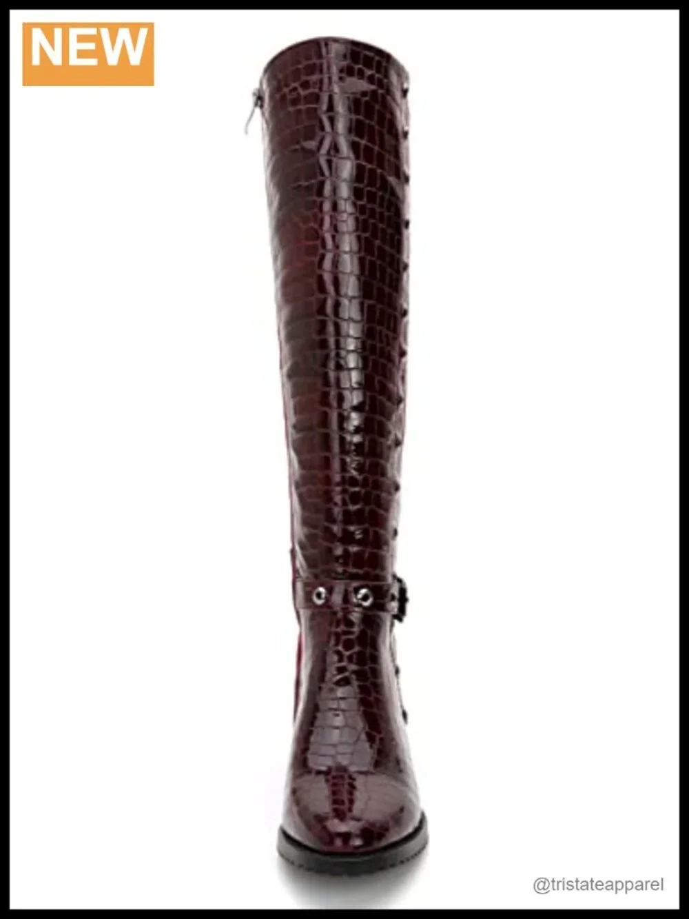 Faux Leather Knee-High Boots 2.25
